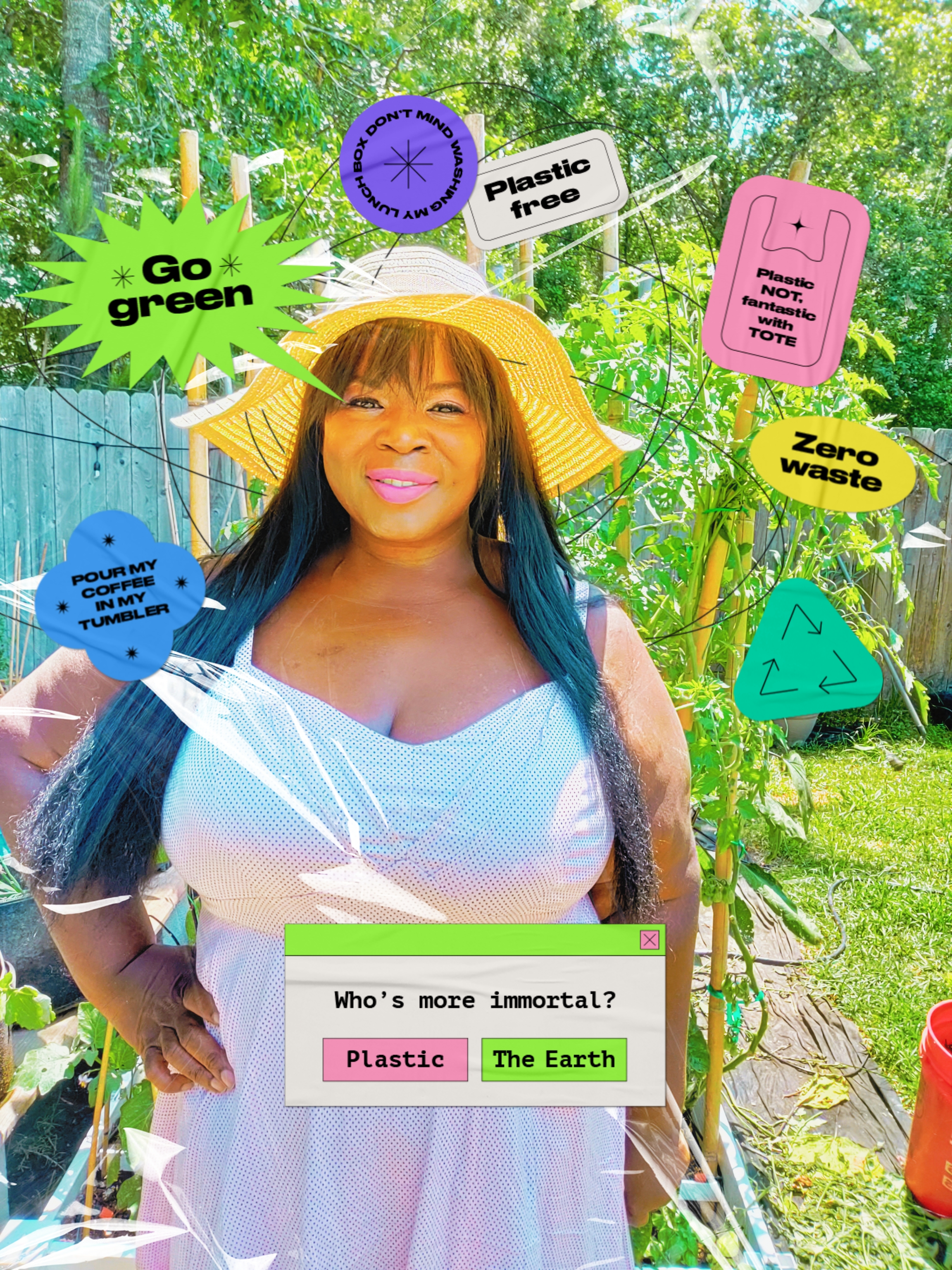 a produce table at a farmers market